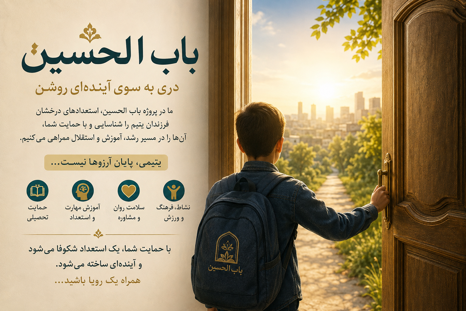 باب الحسین؛ گشودن دری به سوی آینده‌ای درخشان